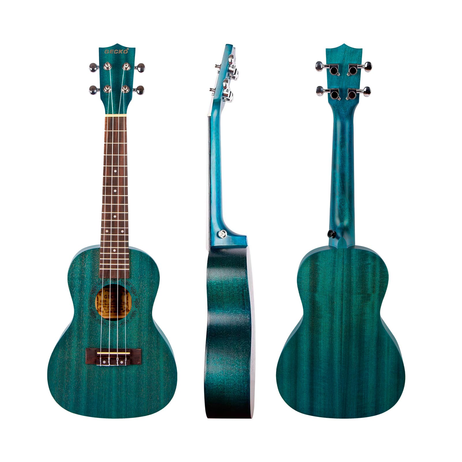 Amazon.co.jp: Gecko Concert ウクレレ 23インチ マホガニー